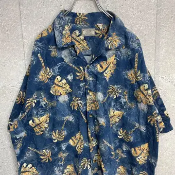 WEEKENDER 알로하 셔츠 오픈 카라 반팔 빅사이즈 XL