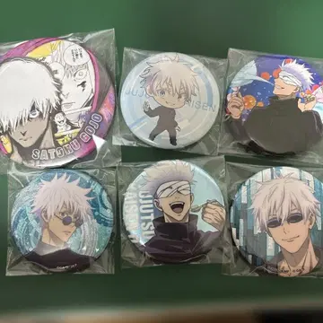 주술회전 고죠 사토루 캔뱃지