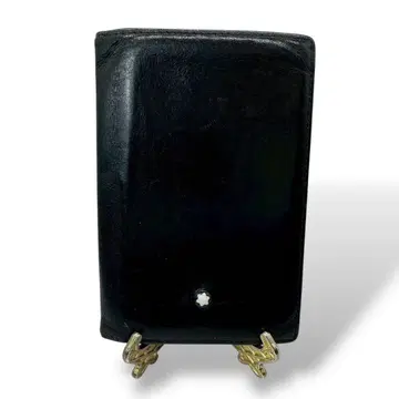 몽블랑 카드 홀더 명함지갑 올 가죽 블랙