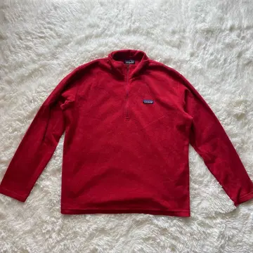파타고니아 신틸라 Synchilla 플리스 하프 지퍼 빨간색 L