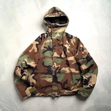 [ 미군 실물 ] BDU 카모플라쥬 케미컬 후드티 M 사이즈