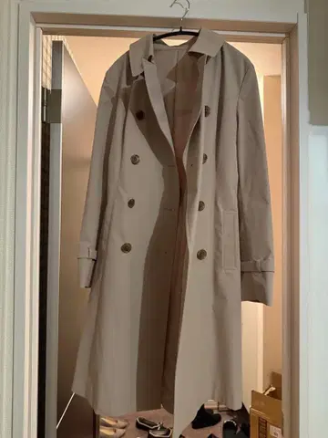 아오야마 양복 IMGN 베이지 트렌치코트 11호 한 번만 사용