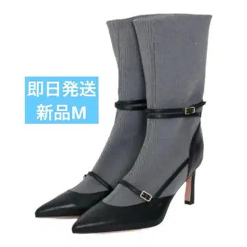 새상품 herlipto Belted SockBoots 삭스부츠 그레이