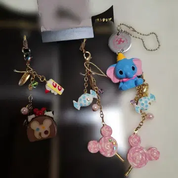 초레어 디즈니 스트랩 6개 묶음 판매 미키 덤보 팅커벨