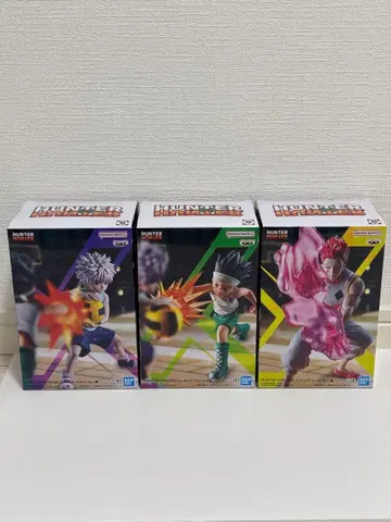 헌터헌터 그리드 아일랜드 편 피규어 세트 (곤, 키루아, 히소카)