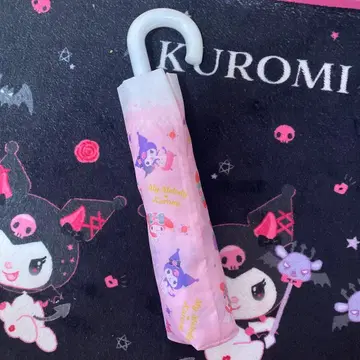 산리오 마이멜로디 쿠로미 화장품 접이식 우산