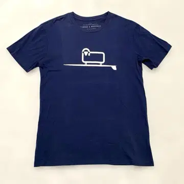 [ 새상품급 ] 아몬드 서프 울리치 콜라보 T 미국제 USA제 네이비 M