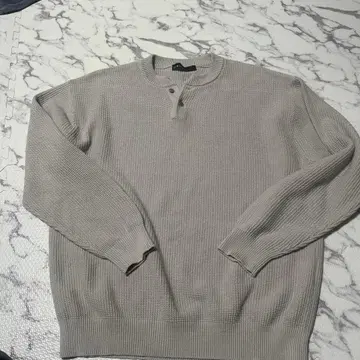 [새상품급] 그린 라벨 릴랙싱 헨리넥 니트 L 베이지