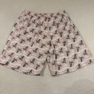 PUMA 핑크 숏팬츠 스포츠 패턴
