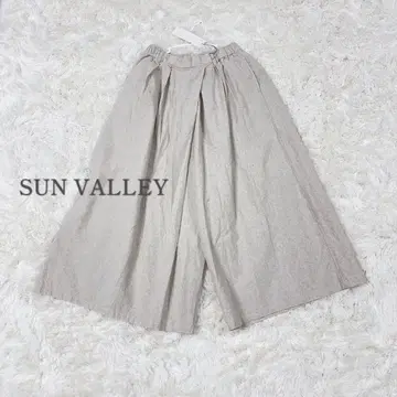새상품 SUN VALLEY 썬밸리 코튼 린넨 와이드 팬츠