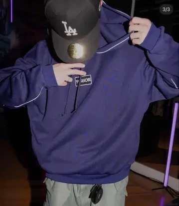 ASICS x YOASOBI 후디 M 네이비 이쿠타 리라 아식스