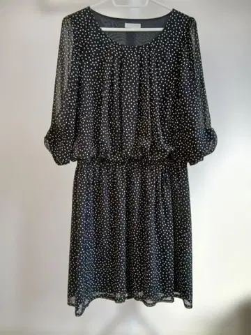 프레디 레피 도트 무늬 오부 소매 원피스