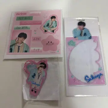 NCTWISH 사쿠야 슬리브 아크릴 키링 스티커 랜덤 포토 OurWISH