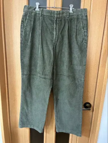 90s LANDS' END 랜드스엔드 코듀로이 굵은 폭 블랙 usa 제작