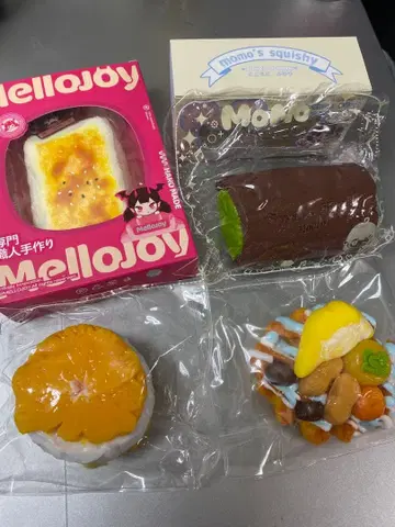 Mellojoy 야키모찌 모모 초코 말차 롤케이크