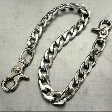 놋쇠 스테인리스 키헤이 15mm 지갑 체인 빈티지 2클립