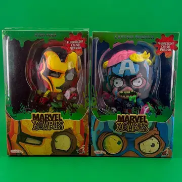 코스베이비 이벤트 한정판 캡틴 아메리카 아이언맨 세트 좀비