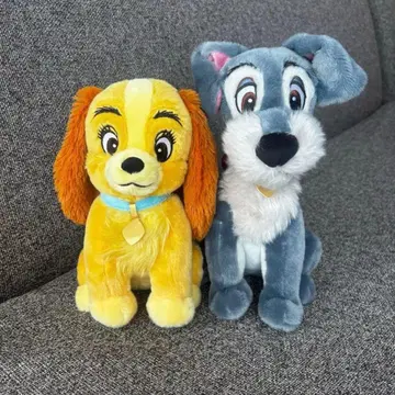 디즈니 101마리 달마시안 이야기 레이디 트럼프 인형 배지 숄더백