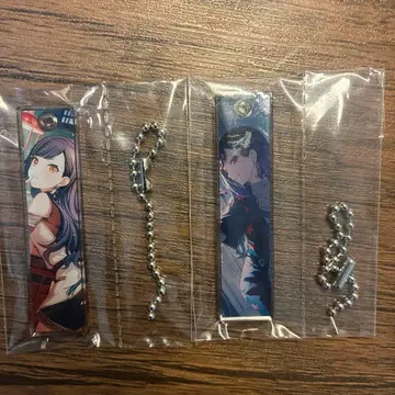 [ 2개 세트 ] 시라이시 안 아크릴 스틱 키링 8