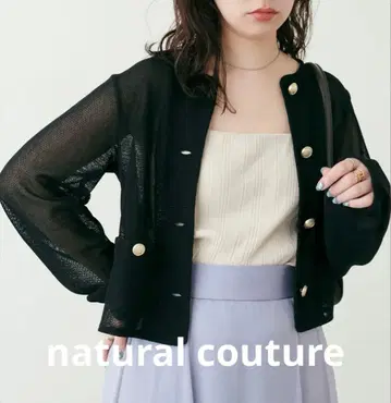 내추럴 꾸뛰르 러셀 노카라 겉옷 자켓 블랙