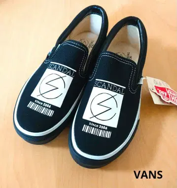 [택 포함] SCANDAL x VANS 콜라보 슬립온