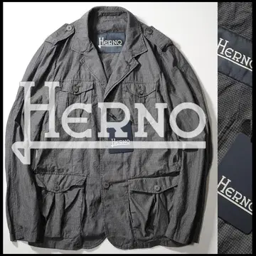 새상품 HERNO 헬노 M-65 경량 필드 자켓 블루종 52
