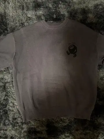 WHO'S WHO gallery 당구 로고 니트