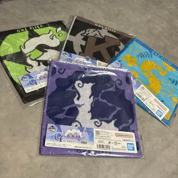 제일복권 ONE PIECE 캐릭터 타월 4종 세트