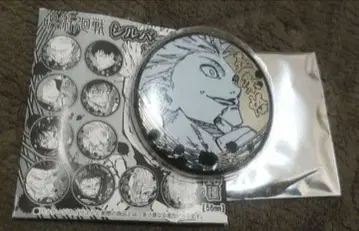 주술회전 고죠 사토루 실버 캔뱃지 컬렉션 점프샵