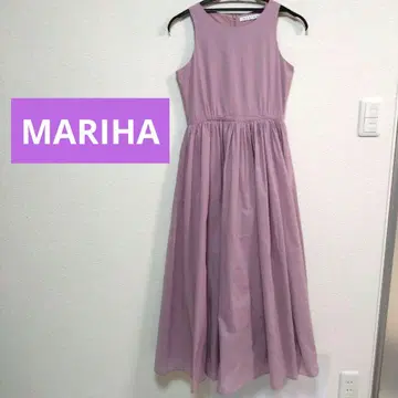 마리하 MARIHA 여름 레이디 드레스 슬리브리스 라벤더