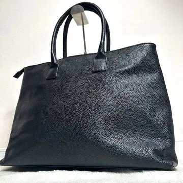 [컨디션 최상] 해시태그 HushTAG 블랙 가죽 토트백 비즈니스