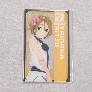 케이온! 한정판 신규 일러스트 아크릴 카드 타이나카 리츠 CUTE
