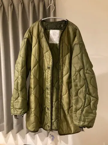 미군 M-65 모즈 코트용 라이너 실물 데드스탁