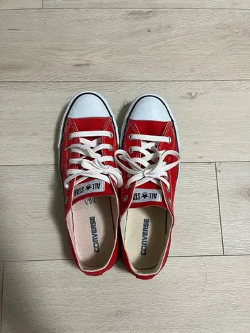Converse All Star 레드 스니커즈