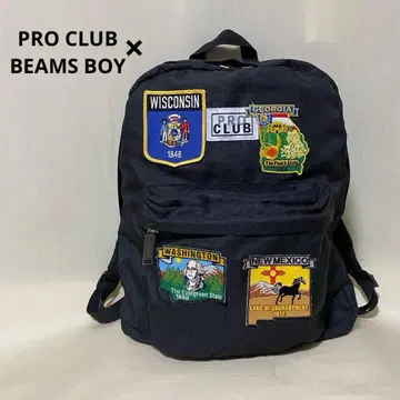 PRO CLUB 빔즈 콜라보 한정판 백팩 백팩 블랙 한정품