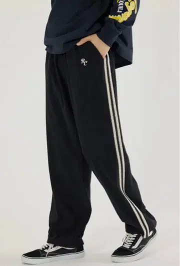 로데오 크라운 남성용 코듀로이 팬츠 L 사이즈 블랙 컬러 하의