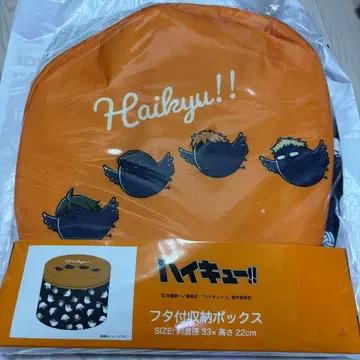 하이큐!! 뚜껑 포함 수납 박스 카라스노 고교 히나 유리