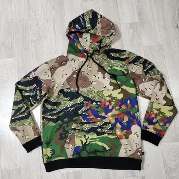 레어 Alpha Industries 후드티 카모플라주 카모플라쥬 클레이