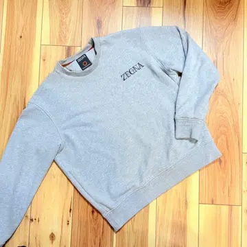 ZEGNA 제냐 코튼 스웨트 셔츠