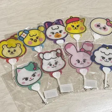 NiziU 온라인 복권 오프라인 복권 NIZOO 미니 부채 키링