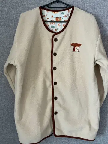 빵 도둑 플리스 가디건