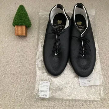[ 미사용 ] 크라운 재즈 가죽 신발 crown jazz 블랙 블랙