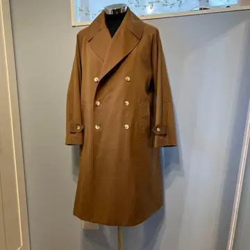 abahouse 울 개버 더블 브레스티드 트렌치코트 46