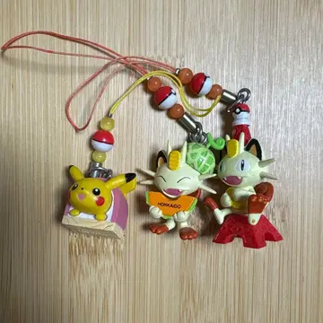 포켓몬 지역 한정 스트랩 피카츄 나옹