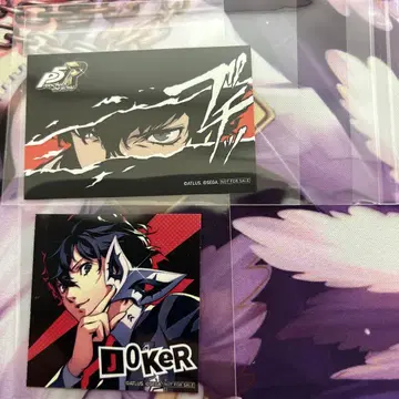 페르소나 p5r 아케치 렌 아모 카페 조커 정사각형 씰 특전