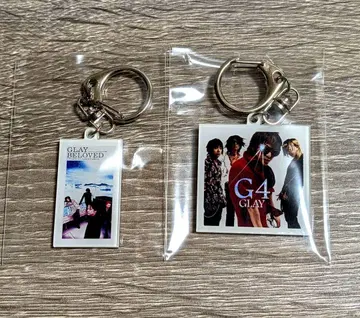 GLAY AMEX 카드 특전 키링 [ BELOVED ] [ G4 ]