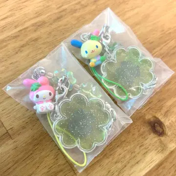 산리오 시크릿 클로버 스트랩 헤이세이 여자 마이멜로디 우사하나