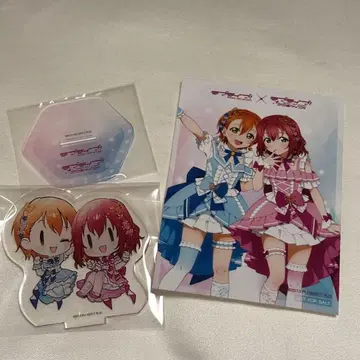 러브 라이브 호시조 린 블랙 쿠로사와 루비 아크릴 스탠드 브로마이드