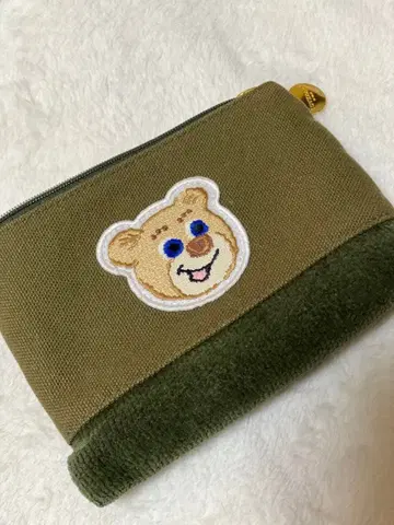 페이러 올드 테디 와펜 파우치 다크 그린