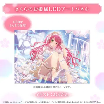 사쿠라미코 생일 기념 2025 사쿠라의 아가씨 LED 아트 패널